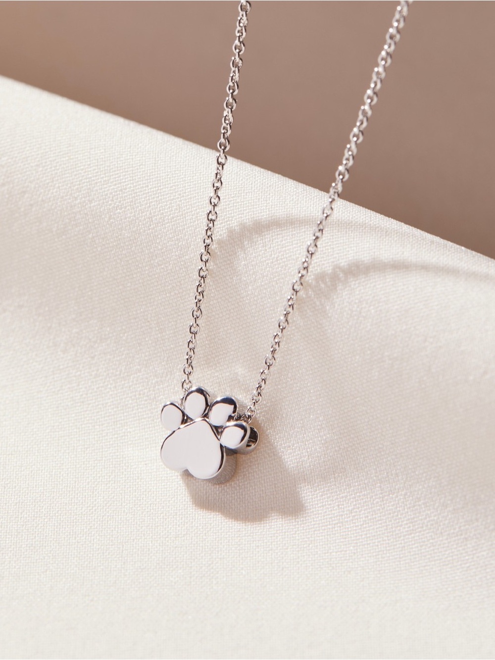 Tiny Tag x Target Silver Paw Pendant Necklace